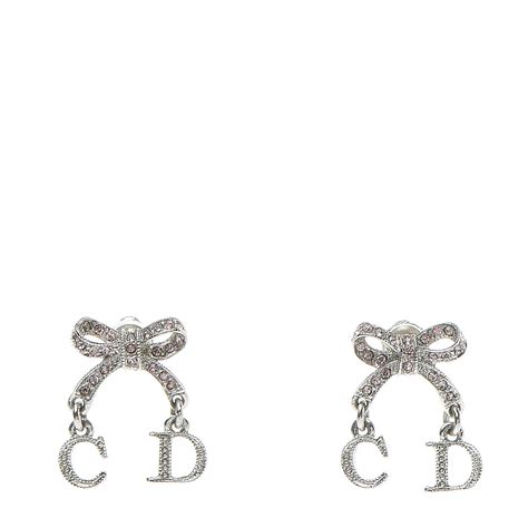 dior ring bow|Dior bow earrings.